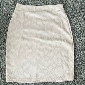 Pencil skirt.